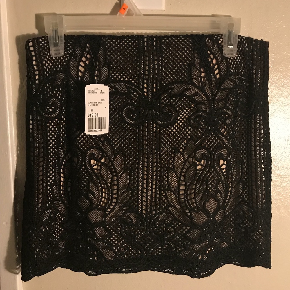 Forever 21 Black / Taupe Skirt