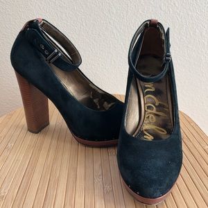 Sam Edelman Lyla Ankle Strap Heels (sz 7.5)