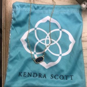 Navy blue sparkle Kendra scott necklace