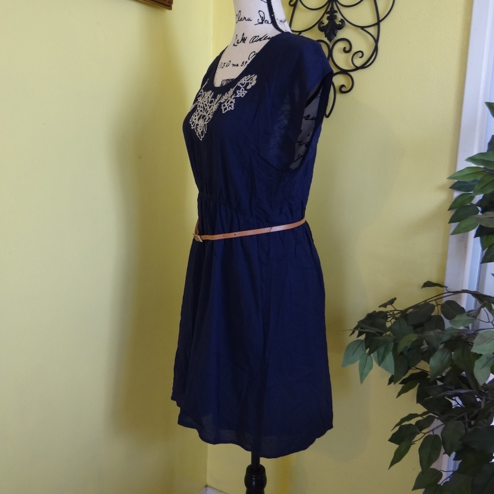 SUPER B COLOR BLUE DRESS WOMEN