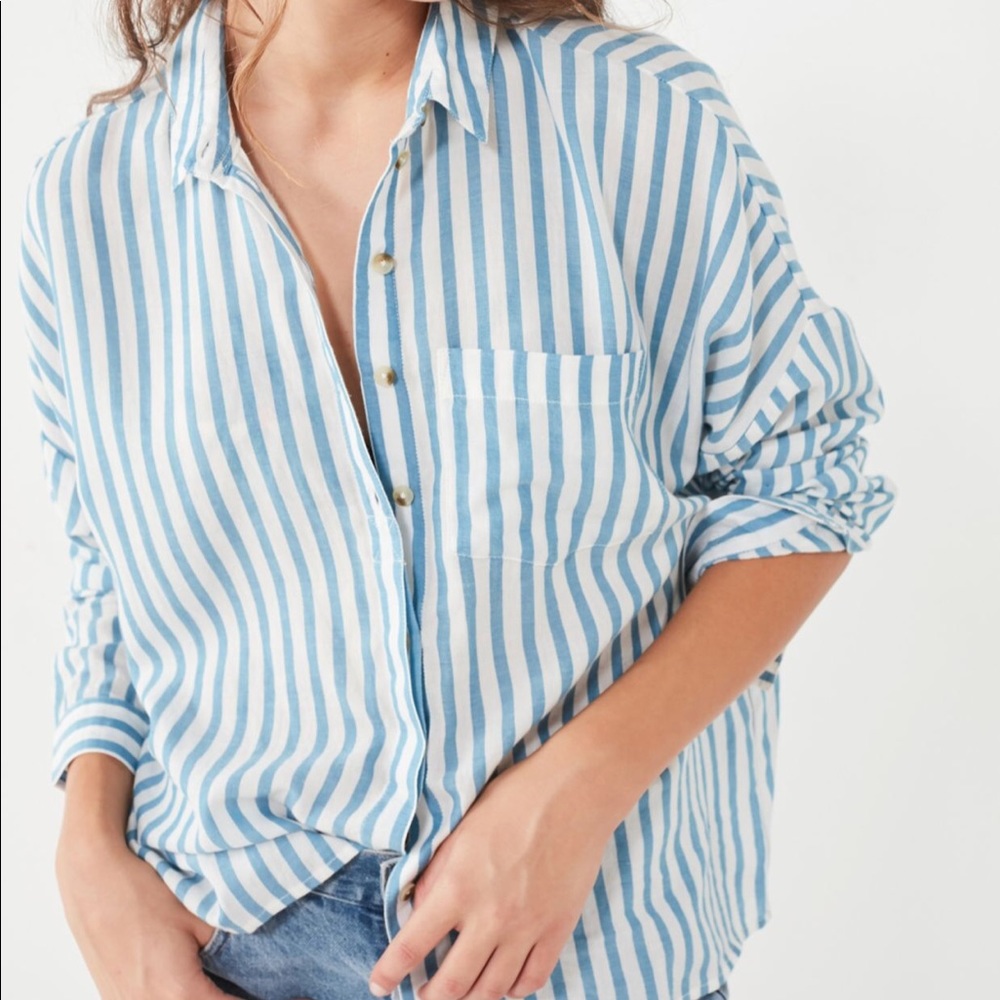 BDG striped button down