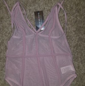 Fashion Nova mauve bodysuit