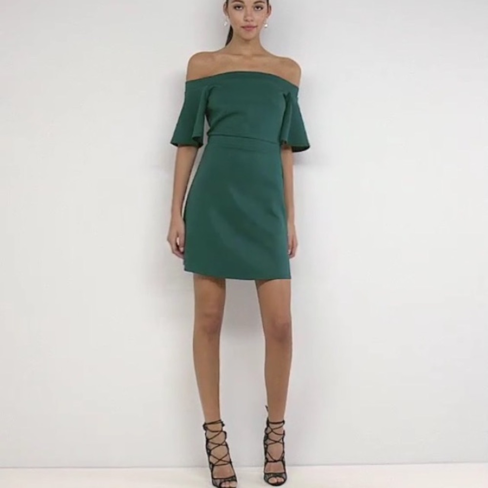 ASOS Scuba Off Shoulder Mini Dress