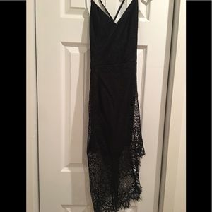 Black lace dress from Nordstrom’s.