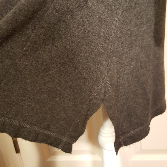 Kensie Long Sleeve Charcoal Gray Dress - Picture 5 of 8