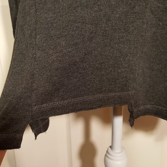 Kensie Long Sleeve Charcoal Gray Dress - Picture 6 of 8