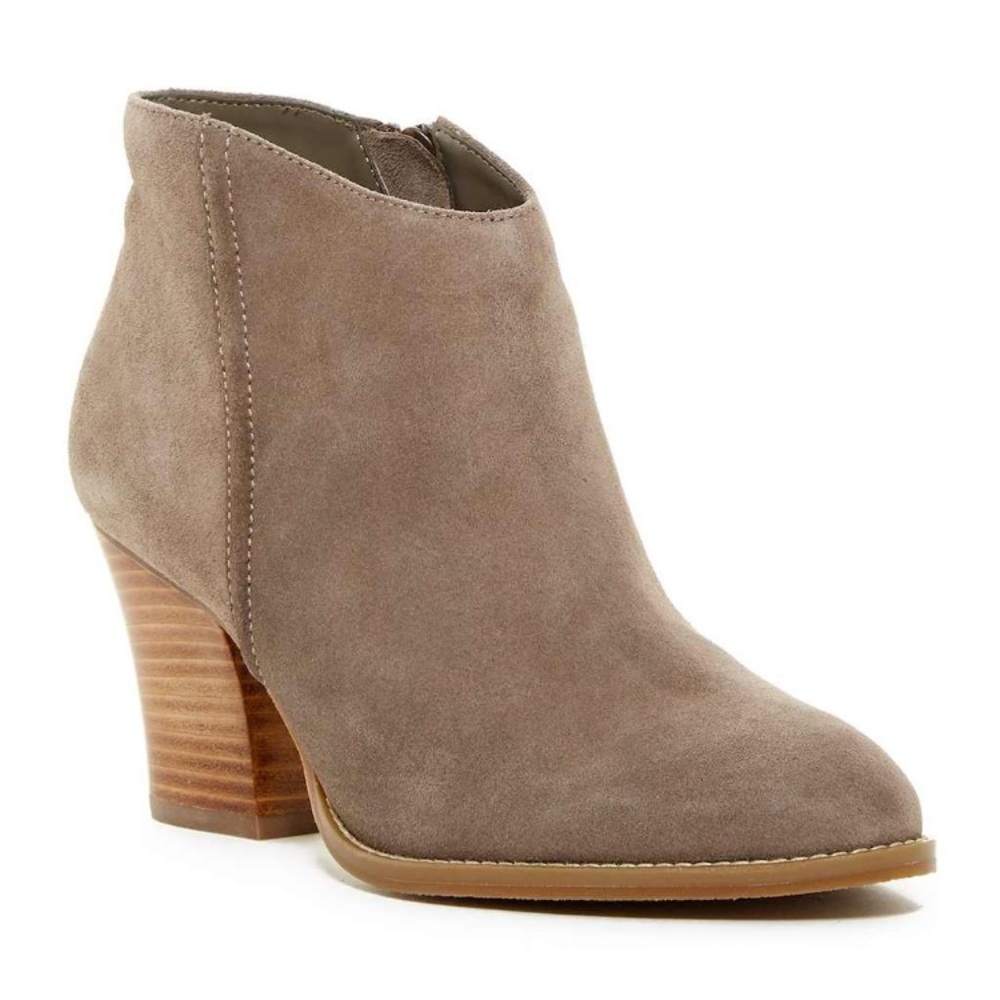 Stone Suede Booties