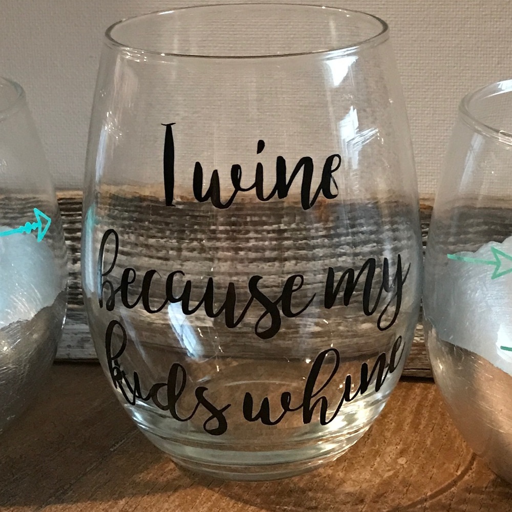 Funny wine glass