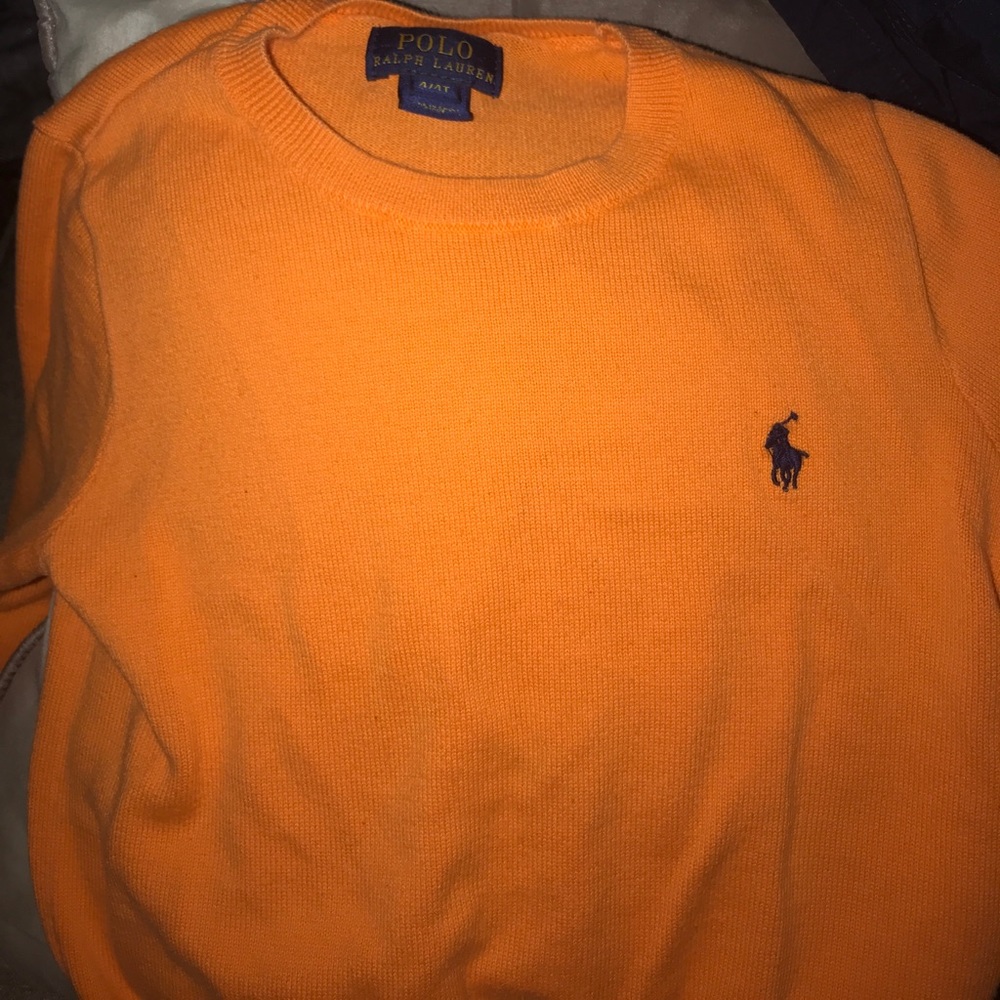 4t polo sweater & 4t jeans
