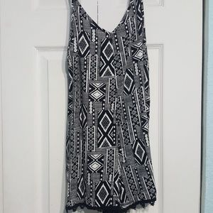 Tribal print romper