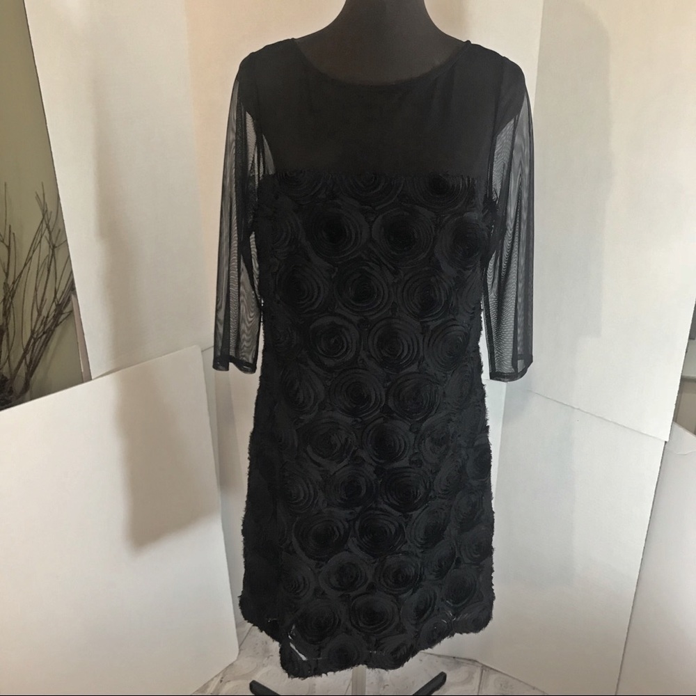 Adrianna Papell black party, cocktail dress
