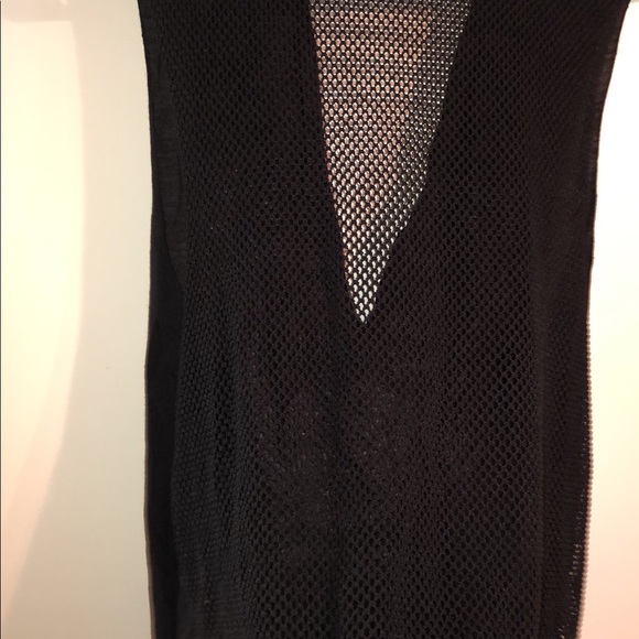 Cut-Out & Mesh Graphic Tank - Picture 2 of 3