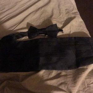 Black suit accessories