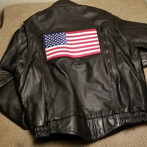 First gear Hein Gericke leather motorcycle jacket