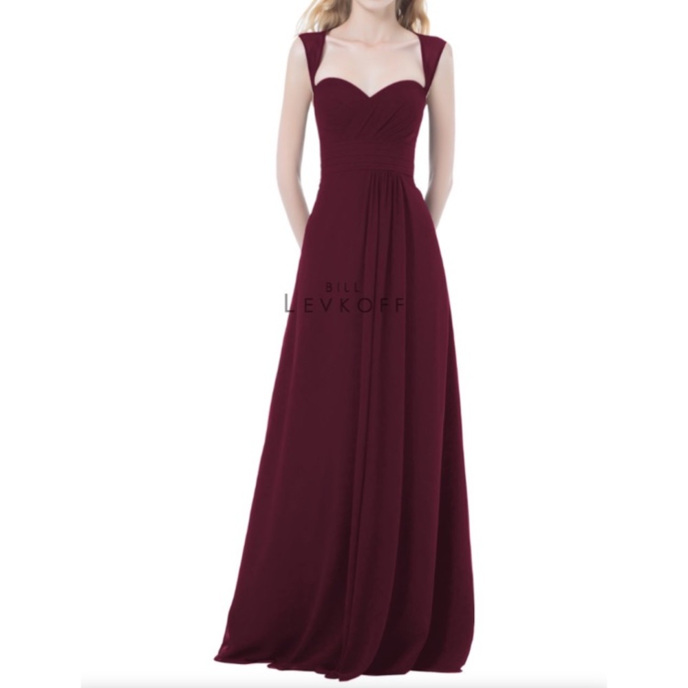 Bill Levkoff Wine Dress