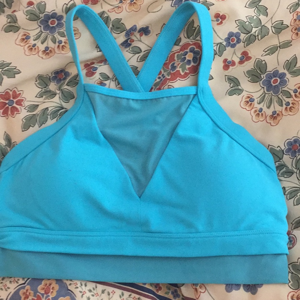 Lorna Jane baby blue sports bra