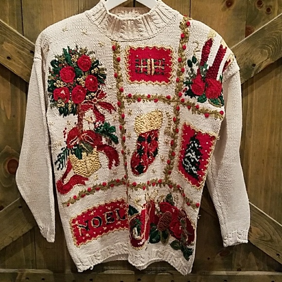 Tiara International Sweaters - Vintage Tiara Int'l Christmas Sweater