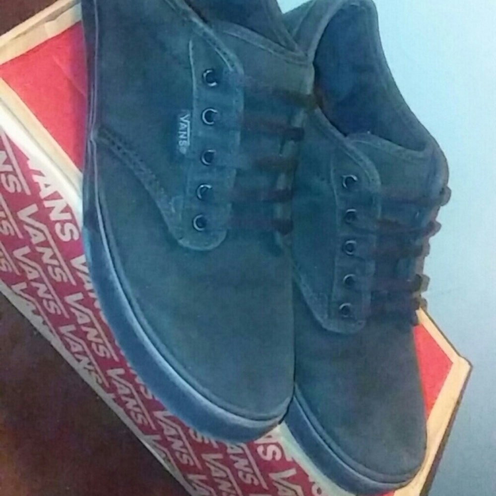 Canvas black/black vans