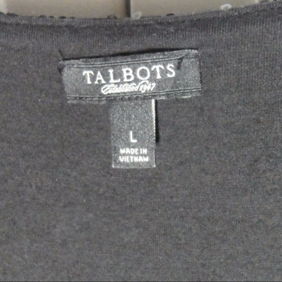 Talbots: Sequins Knit Layered Tank L(L) - Picture 8 of 8