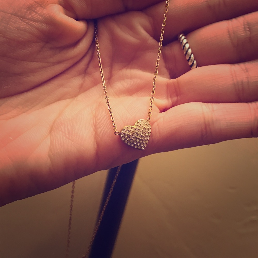 Michael kors heart necklace