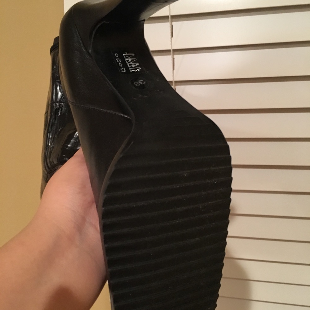 Aldo Black Boots, 38/7.5; barely worn.