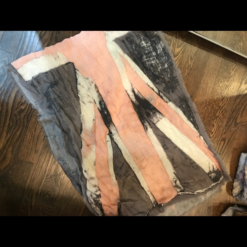 Nwot Vivian Westwood Silk British flag scarf
