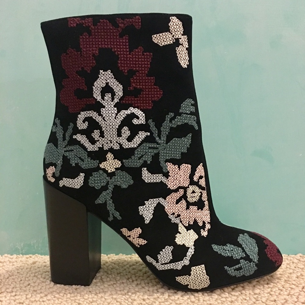 Rebecca Minkoff Embroidered Booties