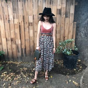 Vintage floral skirt