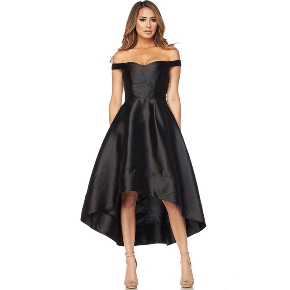 Special Occasion Off-Shoulder A-Line Dress - Picture 2 of 8