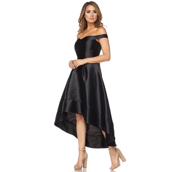 Special Occasion Off-Shoulder A-Line Dress - Picture 3 of 8