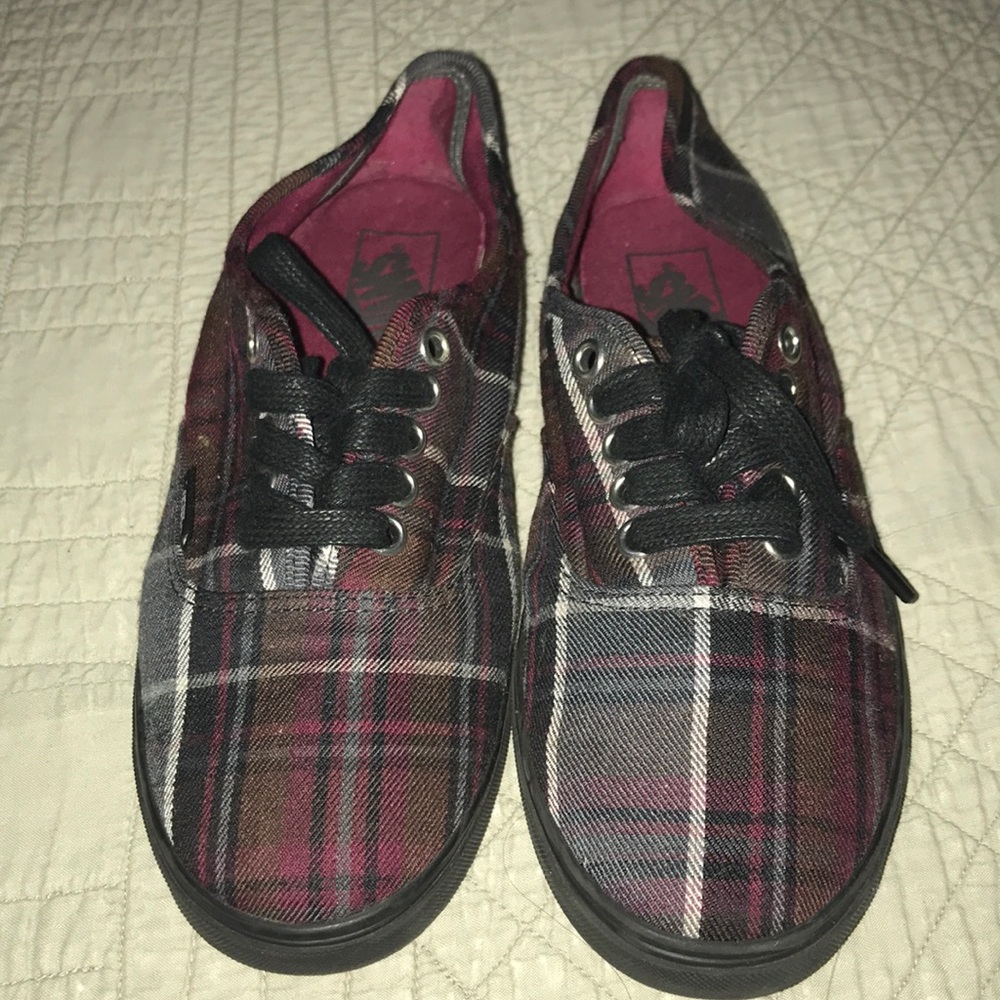 Plaid vans