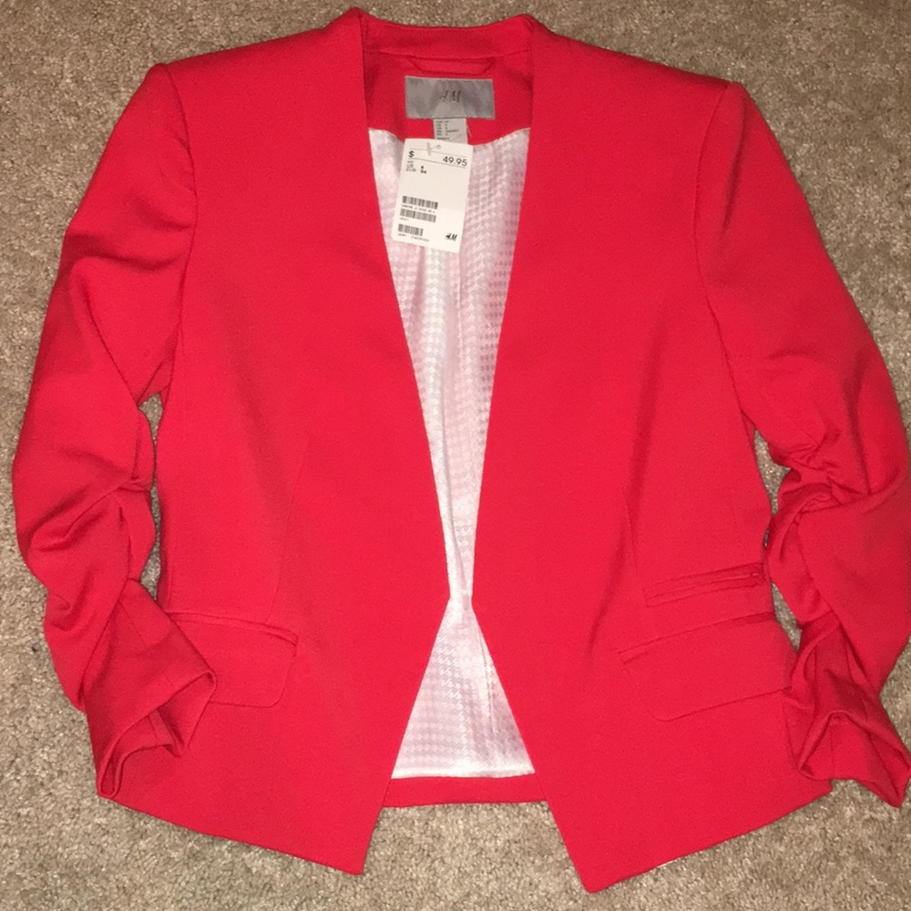 H&M cropped blazer