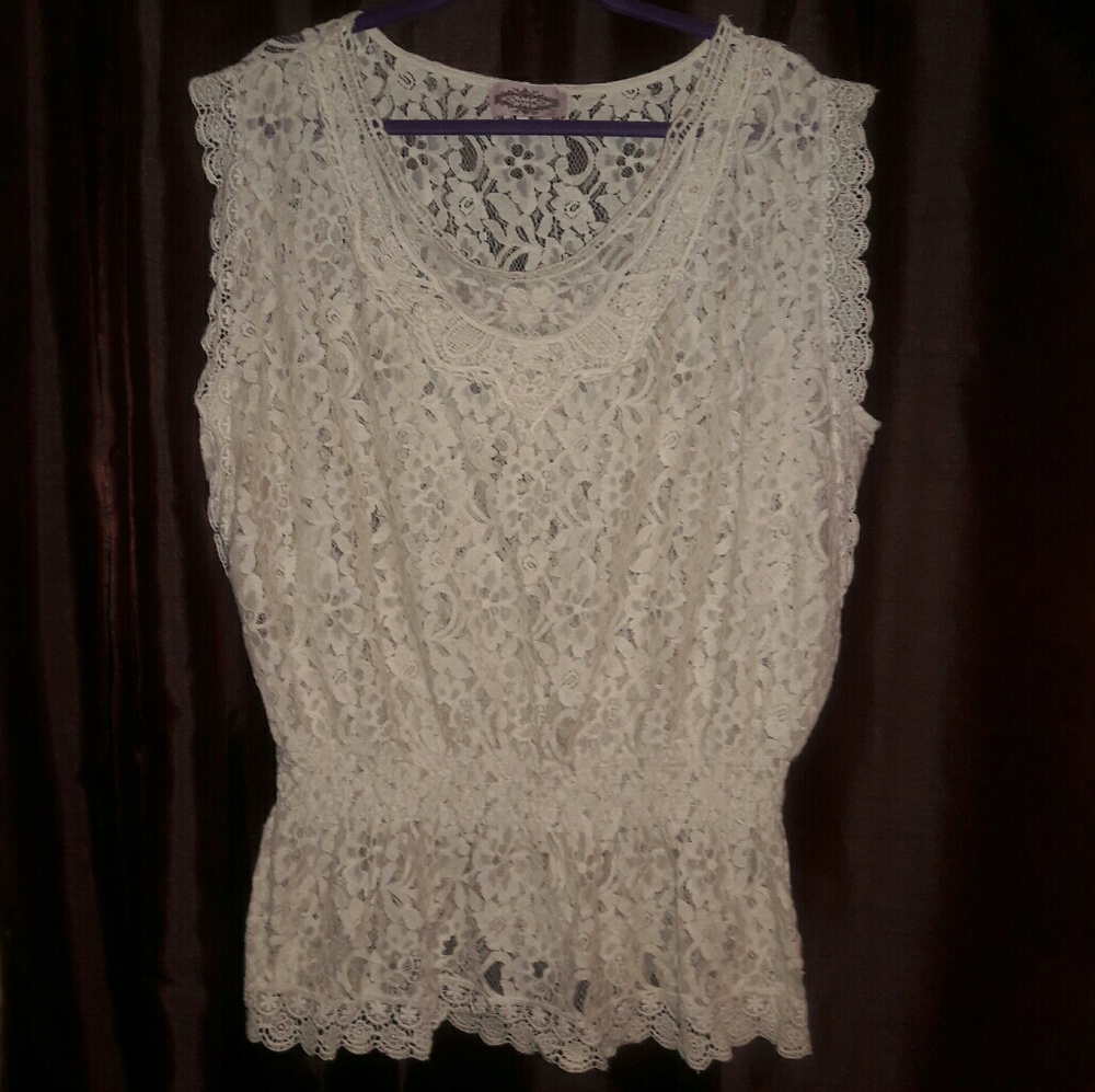 White Lace Blouse