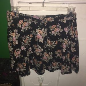 Floral skater skirt