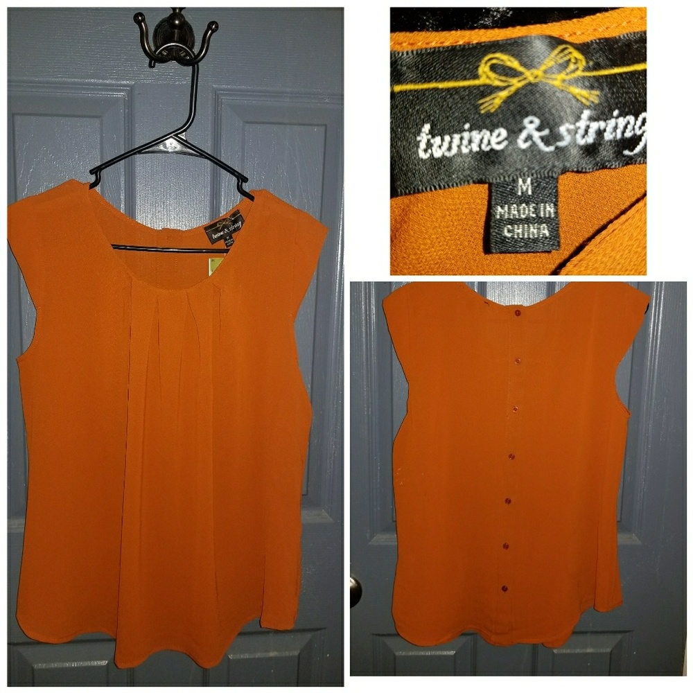 Back Button Up Blouse