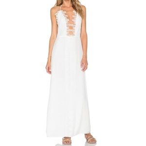 Le Salty Label x Revolve White Maxi Dress, NWT
