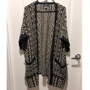 Soft Tribal Print Cardigan
