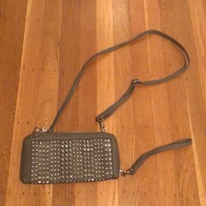 Studded clutch/wristlet