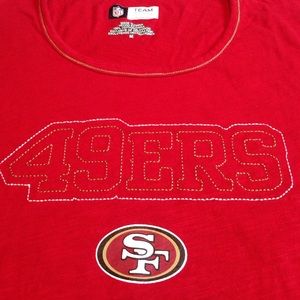 NFL SAN FRANCISCO 49ERS FOOTBALL TEAM TOP LIKE NEW