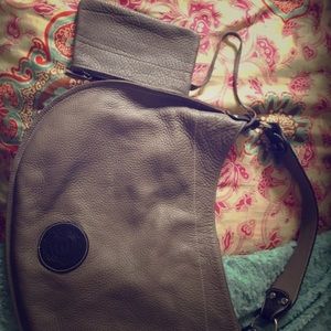 Genuine Italian leather hobo bag