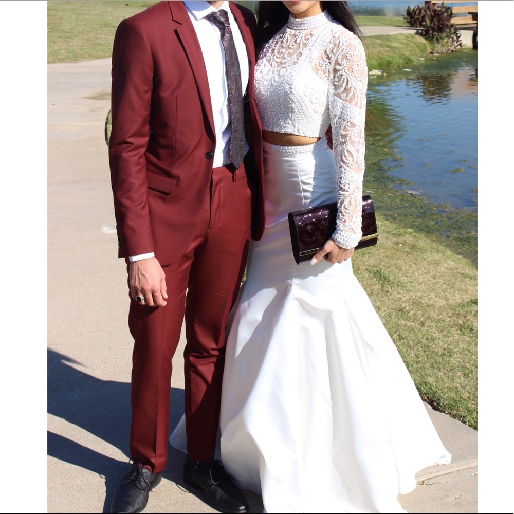 Sherri Hill White Dress