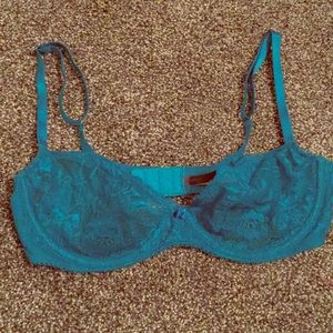 Express turquoise lingerie 36c