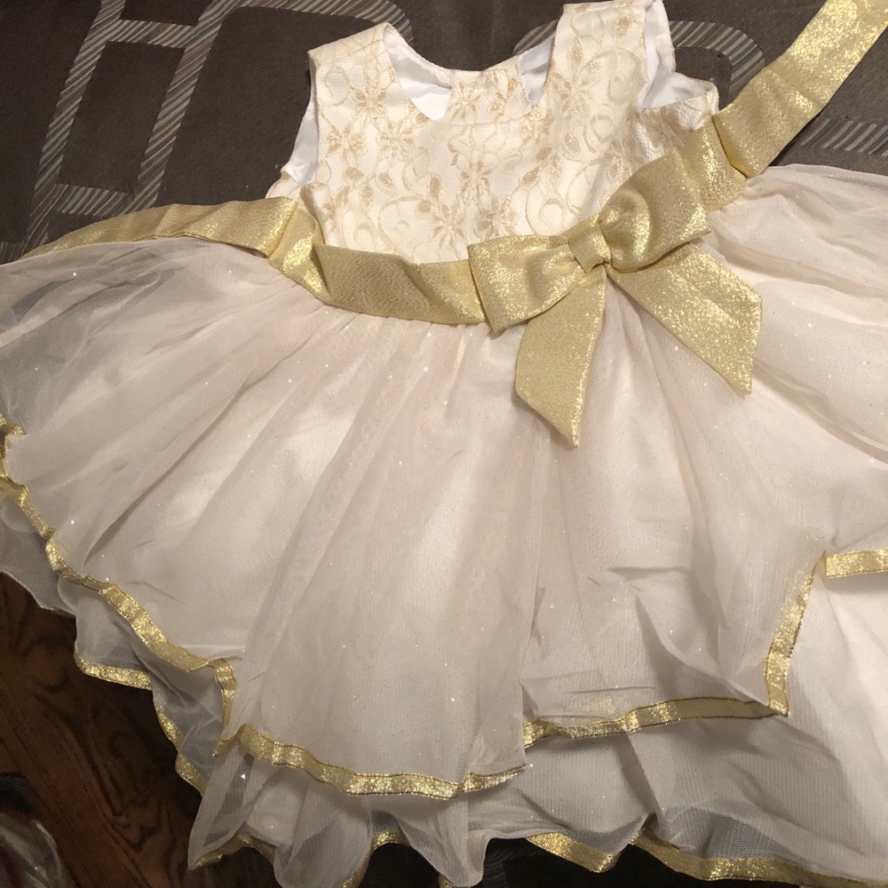 Gold Holiday dress