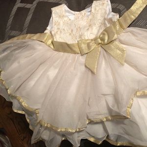 Gold Holiday dress