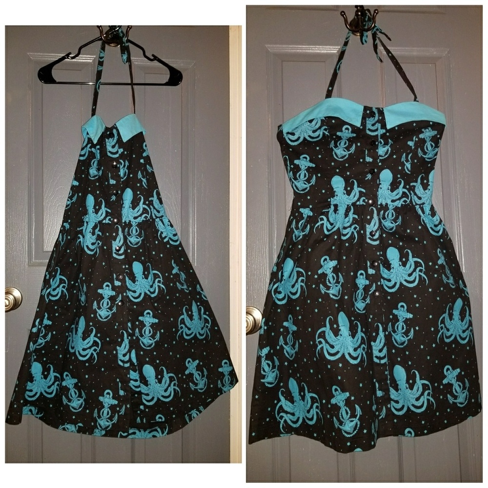Pin Up octopus dress