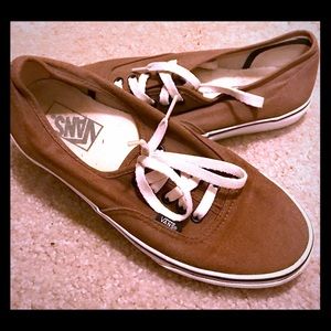 Chocolate Browns Vans Authentic Classic
