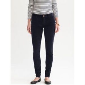 NWT Banana Republic Black Skinny Corduroy Pants