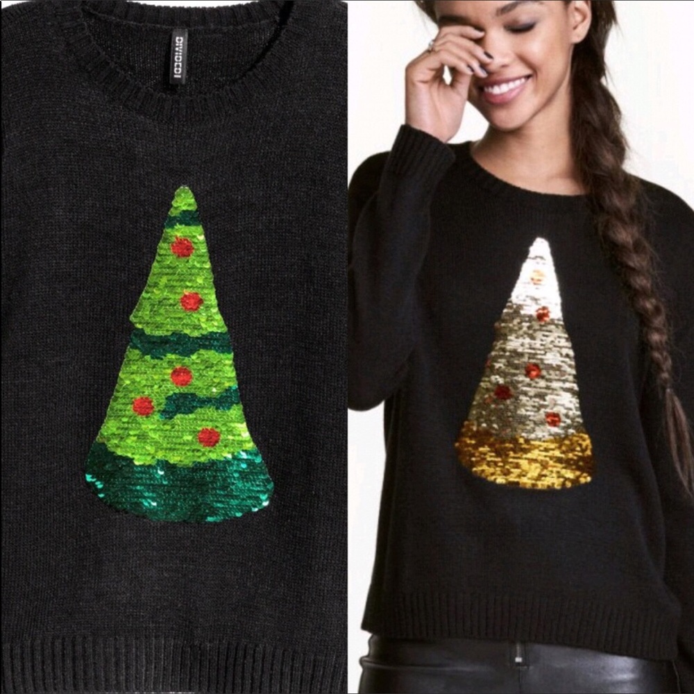 ISO Reversable Christmas Pizza H&M Sweater