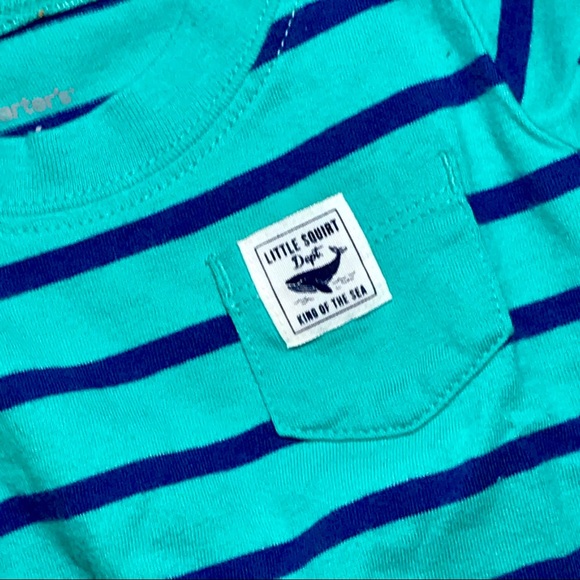 Boy | Carter’s Little Squirt Striped One-Piece - Picture 3 of 5