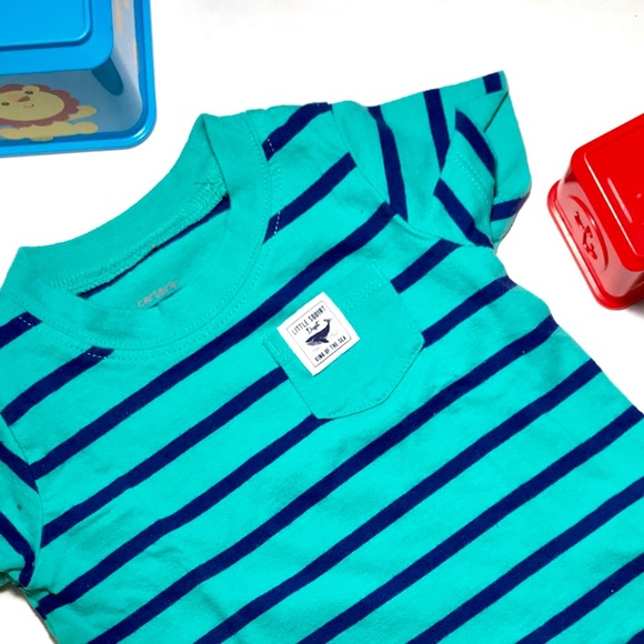 Boy | Carter’s Little Squirt Striped One-Piece - Picture 2 of 5